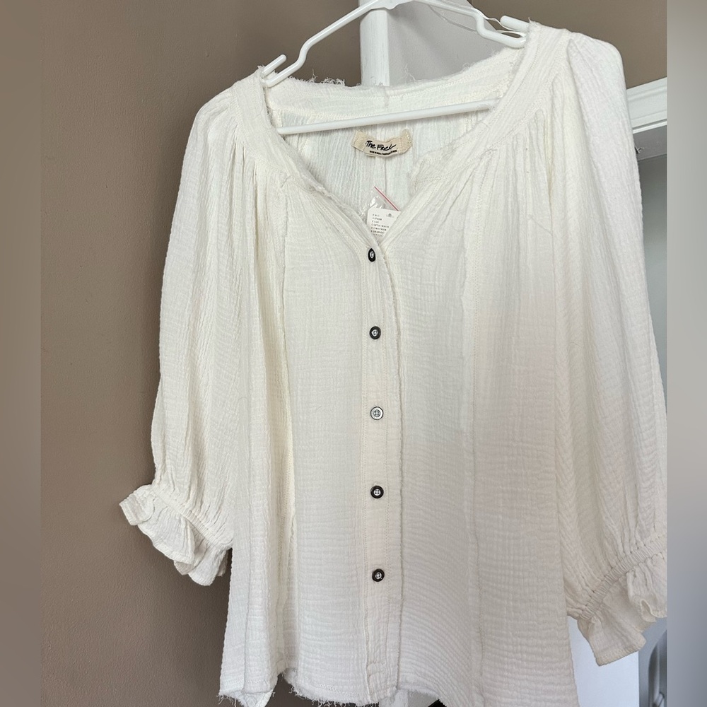Free People Nice White top